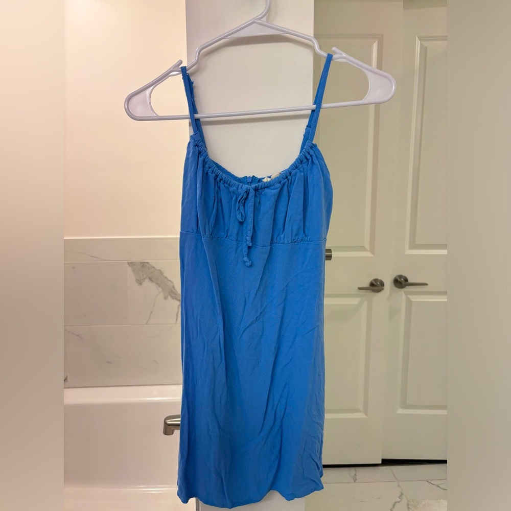 LA Hearts PacSun Blue Light Blue Mini Sun Dress XS